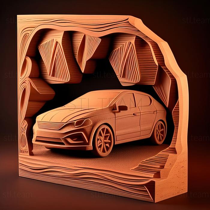 3D модель SEAT Ibiza (STL)